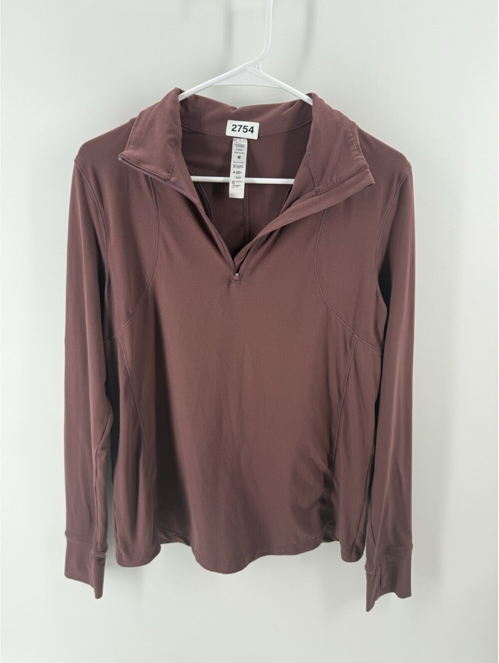 Activ8 Womens M  Plum  3/4 Zip Athletic Jacket Speed-Dri Warm Systems